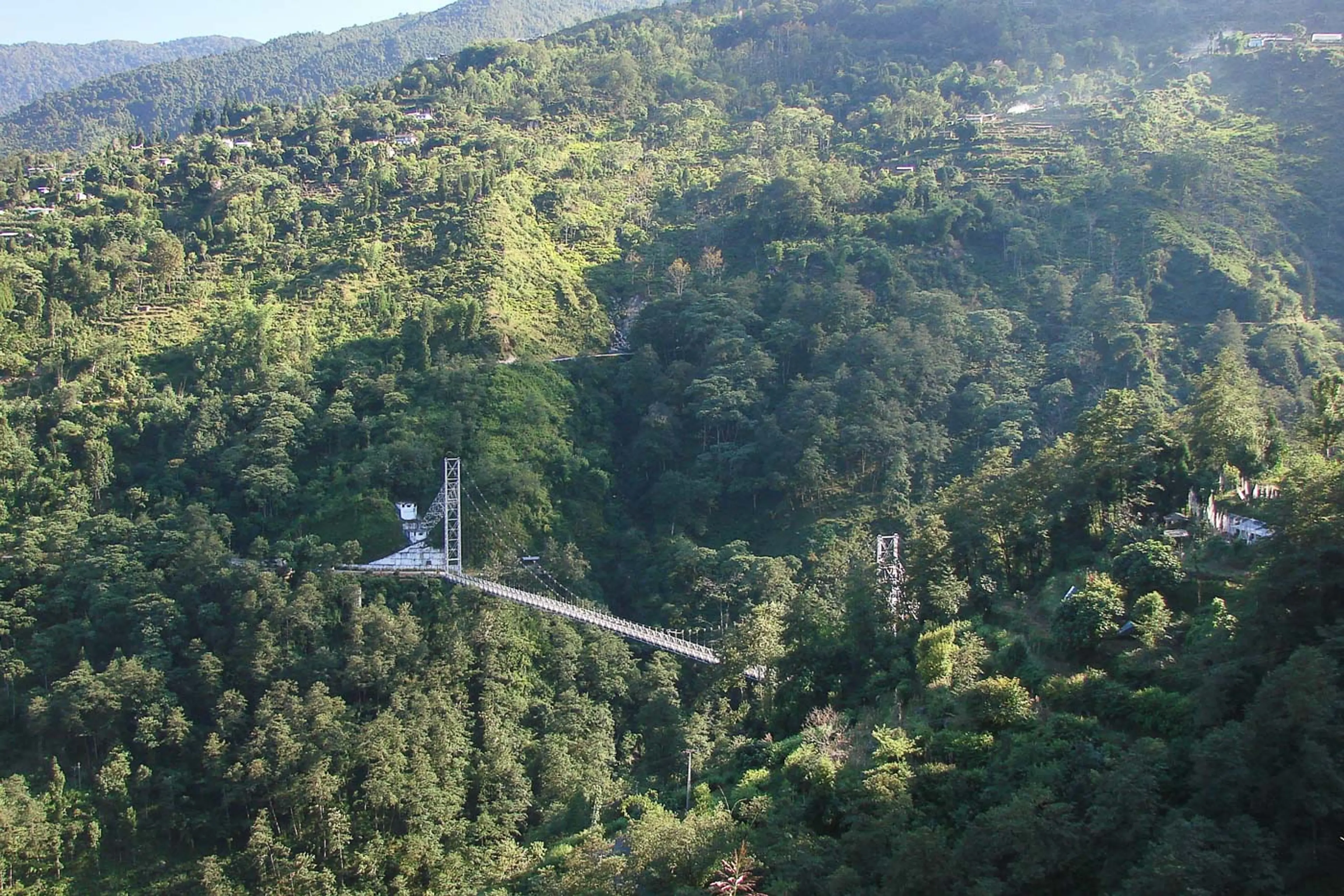 Sikkim Shinsore Bridge far view